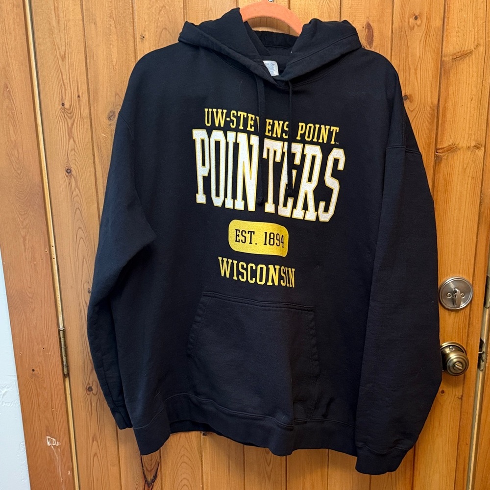 UW-Stevens Point Pointers Black Hoodie